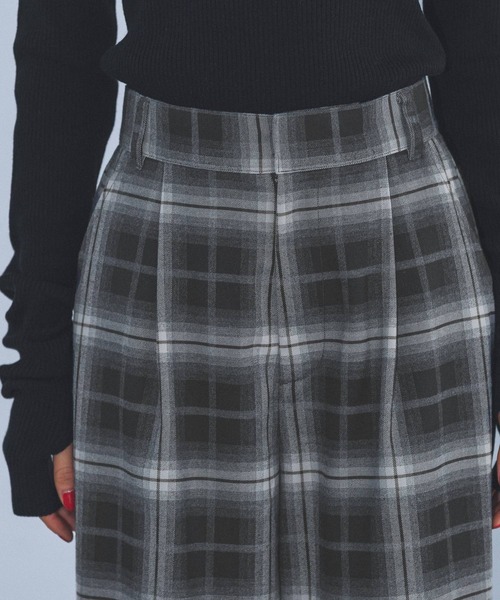 PAGEBOY(ページボーイ)の「チェックストレートパンツ(その他パンツ・レディース・ブラウン/グレー・FREE)」の19枚目の写真