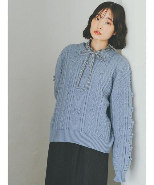 エポカ    ニット  プルオーバー La maglia】 キーネックニットプルオーバー(トップス)｜EPOCA(エポカ