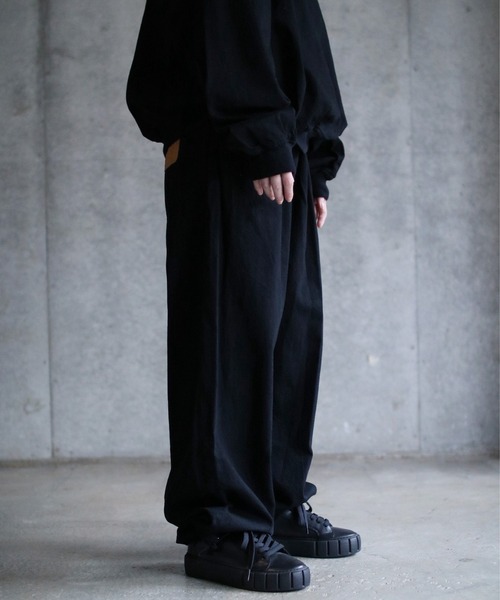 G.V.G.V.（ジーヴィージーヴィー）の「DENIM PANTS（デニムパンツ・レディース・ブラック/ブルー・ONE SIZE）」の4枚目の写真