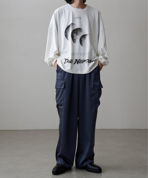 Lui's（ルイス）の「サテンカーゴパンツ（カーゴパンツ・メンズ・ライトグレー/ブラック/チャコールグレー・S/M）」の11枚目の写真