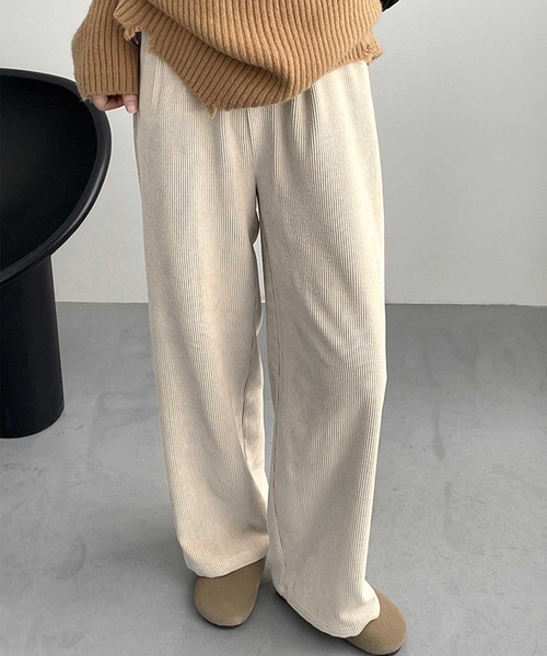 OSYAREVO（オシャレボ）の「コーデュロイ パンツ（その他パンツ・レディース・ベージュ/パープル・MEDIUM/LARGE）」の10枚目の写真