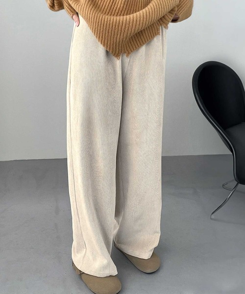 OSYAREVO（オシャレボ）の「コーデュロイ パンツ（その他パンツ・レディース・ベージュ/パープル・MEDIUM/LARGE）」の13枚目の写真