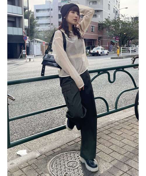 MURUA（ムルーア）の「2WAYベルトバッグ（ショルダーバッグ・レディース・ブラック/ブルー・FREE）」の4枚目の写真