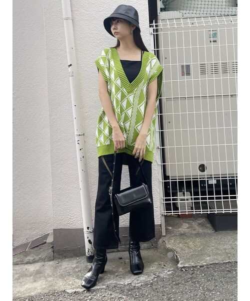 MURUA（ムルーア）の「2WAYベルトバッグ（ショルダーバッグ・レディース・ブラック/ブルー・FREE）」の7枚目の写真