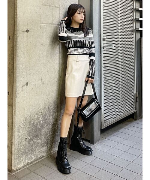 MURUA（ムルーア）の「2WAYベルトバッグ（ショルダーバッグ・レディース・ブラック/ブルー・FREE）」の11枚目の写真