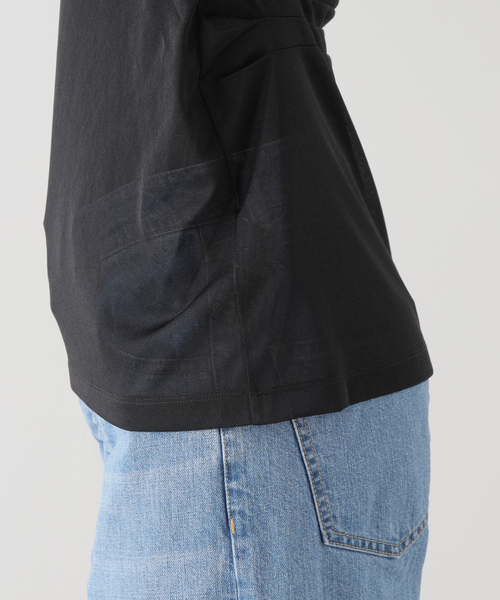 tibi（ティビ）の「【TIBI/ティビ】SHEER GAUZE LONGSLEEVE TOP（シャツ/ブラウス・レディース・ブラック・FREE）」の17枚目の写真