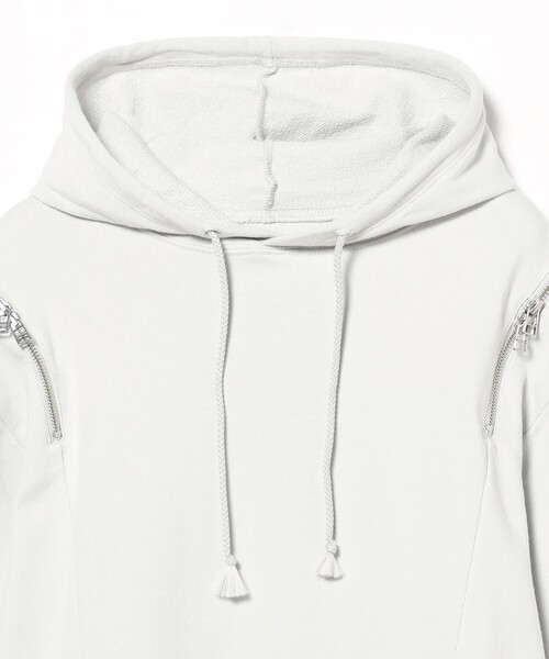 Ray BEAMS(レイビームス)の「Ray BEAMS / ショルダー ジップ フーディー(パーカー・レディース・ブラック/ライトグレー・ONE SIZE)」の16枚目の写真