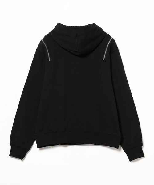 Ray BEAMS(レイビームス)の「Ray BEAMS / ショルダー ジップ フーディー(パーカー・レディース・ブラック/ライトグレー・ONE SIZE)」の22枚目の写真