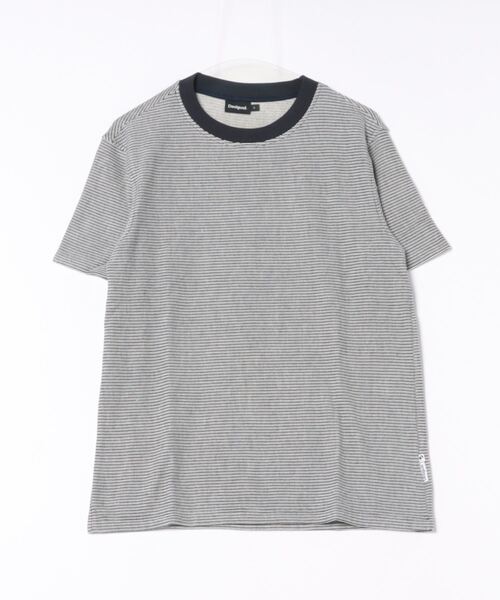 【セール】ストライプ&刺繍 Tシャツ（Tシャツ/カットソー）｜Desigual（デシグアル）