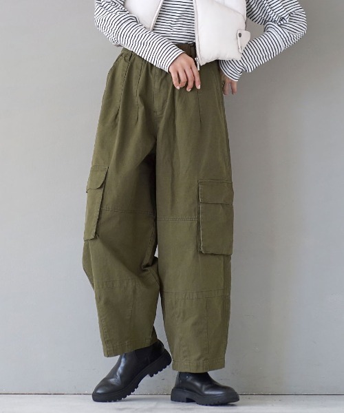 タックバルーン ミリタリーパンツ（カーゴパンツ）｜e-zakkamania stores（イーザッカマニアストアーズ）