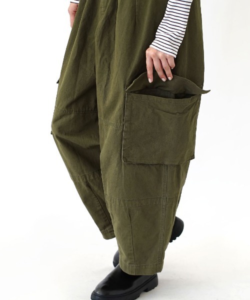 HUG O WaR バルーンミリタリーパンツ セール】タックバルーン ミリタリーパンツ（カーゴパンツ）｜e
