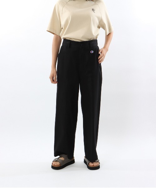 Champion(チャンピオン)の「【Champion/チャンピオン】レディース ロングパンツ(その他パンツ・レディース・ベージュ/ブラック/オリーブ/ナチュラル・MEDIUM/LARGE)」の2枚目の写真