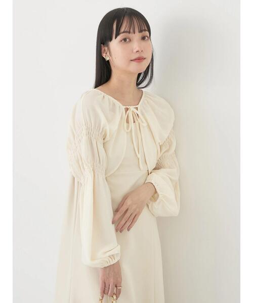 earth music&ecology（アースミュージックアンドエコロジー）の「SET2点ボレロ+キャミワンピース（ワンピース・レディース・ピンク系その他2/アイボリー・FREE）」の11枚目の写真