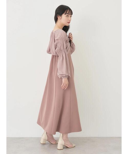 earth music&ecology（アースミュージックアンドエコロジー）の「SET2点ボレロ+キャミワンピース（ワンピース・レディース・ピンク系その他2/アイボリー・FREE）」の15枚目の写真