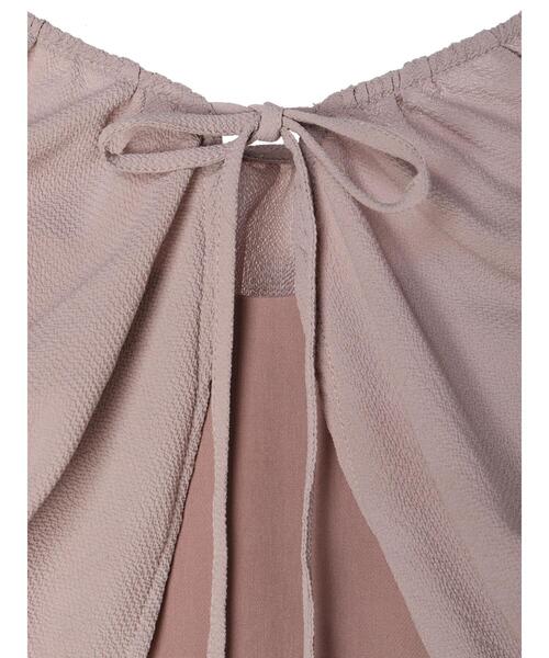 earth music&ecology（アースミュージックアンドエコロジー）の「SET2点ボレロ+キャミワンピース（ワンピース・レディース・ピンク系その他2/アイボリー・FREE）」の4枚目の写真