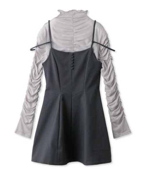 SNIDEL キャミミニワンピース＆カットソーSET SNIDEL（スナイデル）の「キャミミニワンピース&カットソーSET
