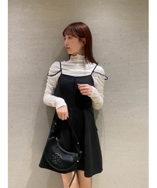 SNIDEL キャミミニワンピース＆カットソーSET SNIDEL（スナイデル）の「キャミミニワンピース&カットソーSET