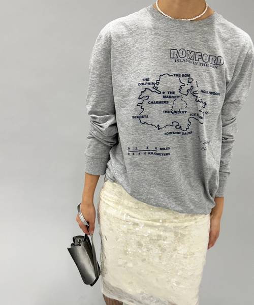 セール】【WORN FREE×EDIT.FOR LULU】別注 ロングスリーブTEE（T