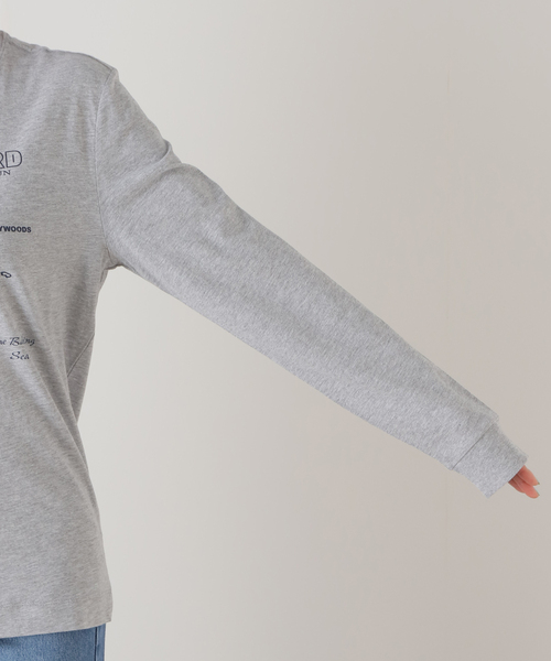 EDIT FOR LULU WORN FREE Tシャツ セール】【WORN FREE×EDIT.FOR LULU】別注 ロングスリーブTEE（T