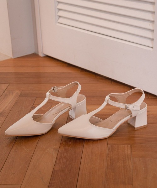 期間限定価格【美品miumiu大人気Tストラップパンプス】 30%OFF：2025SS：Tストラップ パンプス 7cmヒール（m72003