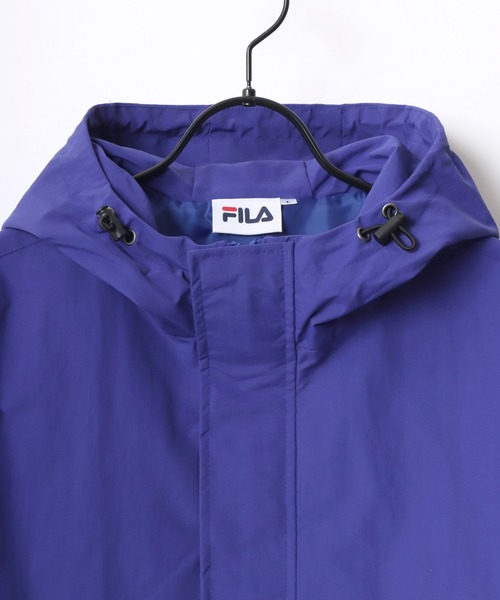FILA(フィラ)の「FILA/フィラ オーバーサイズ 切替 アノラックパーカー/トラックジャケット/ナイロンジャケット/プルオーバー レディース メンズ(ナイロンジャケット・レディース・ブルー/ブラウン/ブラック・M/LL/L)」の8枚目の写真