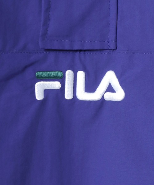 FILA(フィラ)の「FILA/フィラ オーバーサイズ 切替 アノラックパーカー/トラックジャケット/ナイロンジャケット/プルオーバー レディース メンズ(ナイロンジャケット・レディース・ブルー/ブラウン/ブラック・M/LL/L)」の11枚目の写真