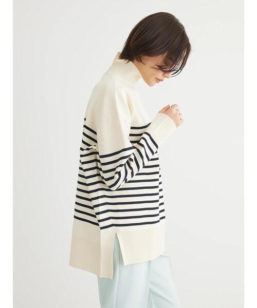 Green Parks(グリーンパークス)の「かるい ニットチュニック(チュニック・レディース・オフホワイト/その他7/イエロー/サックスブルー・FREE)」の12枚目の写真