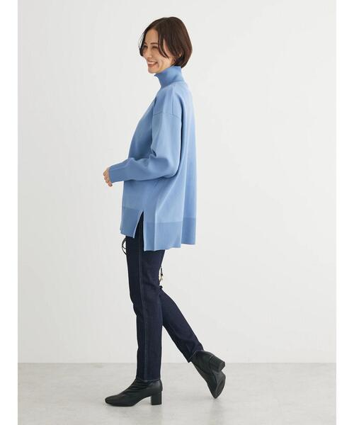 Green Parks(グリーンパークス)の「かるい ニットチュニック(チュニック・レディース・オフホワイト/その他7/イエロー/サックスブルー・FREE)」の19枚目の写真