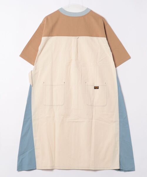 KRIFF MAYER Lady's Collection(クリフメイヤーレディースコレクション)の「ユーティリティーワンピ(シャツワンピース・レディース・カラフル/ベージュ/ネイビー/ナチュラル/グレー/サックスブルー・MEDIUM/LARGE)」の8枚目の写真