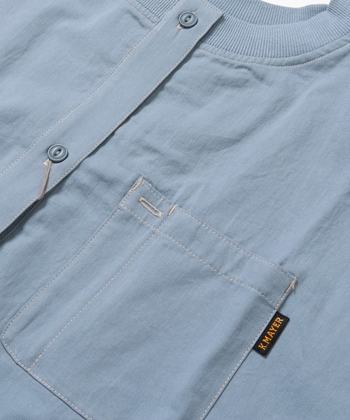 KRIFF MAYER Lady's Collection(クリフメイヤーレディースコレクション)の「ユーティリティーワンピ(シャツワンピース・レディース・カラフル/ベージュ/ネイビー/ナチュラル/グレー/サックスブルー・MEDIUM/LARGE)」の18枚目の写真