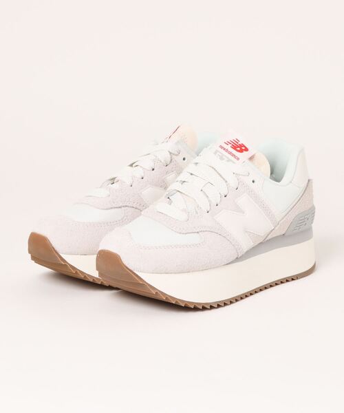 NEW BALANCE(ニューバランス)の「《New Balance》WL574Z(スニーカー・レディース・ライトグレー/グレー系その他・25.0cm/24.5cm/24.0cm/23.5cm/23.0cm/22.5cm)」の2枚目の写真