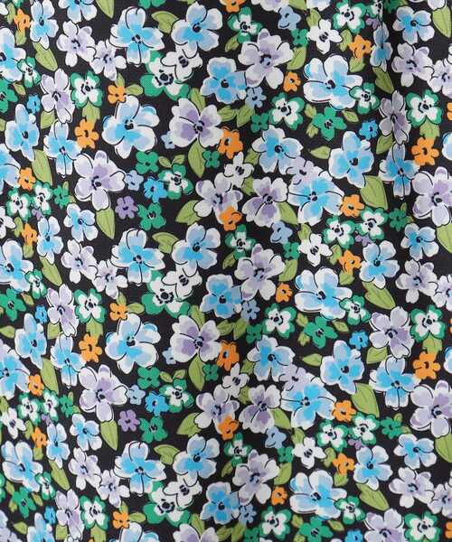 OPAQUE.CLIP(オペークドットクリップ)の「◆フラワープリントナロースカート【洗濯洗い可】(スカート・レディース・ブラック系/ホワイト系3・38/36)」の10枚目の写真