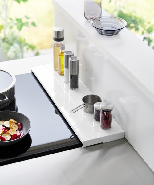 tower（タワー）の「tower(タワー)奥行伸縮排気口カバー 60cmコンロ用（キッチン収納・レディース・ブラック/ホワイト・ONE SIZE）」の13枚目の写真