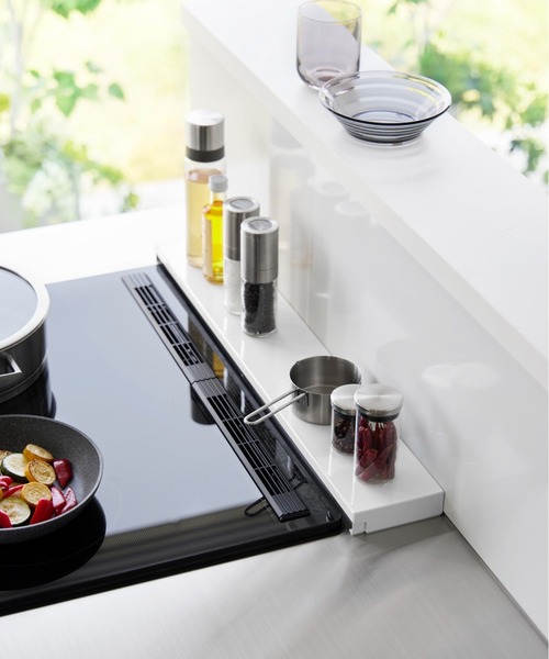 tower（タワー）の「tower(タワー)奥行伸縮排気口カバー 60cmコンロ用（キッチン収納・レディース・ブラック/ホワイト・ONE SIZE）」の14枚目の写真