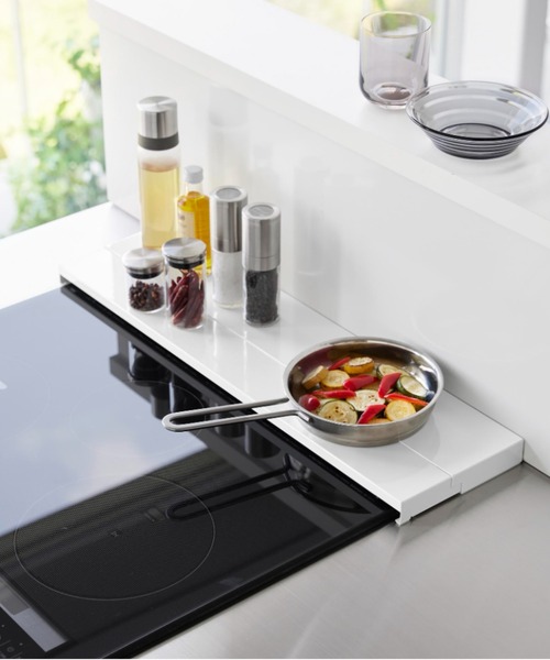 tower（タワー）の「tower(タワー)奥行伸縮排気口カバー 60cmコンロ用（キッチン収納・レディース・ブラック/ホワイト・ONE SIZE）」の15枚目の写真