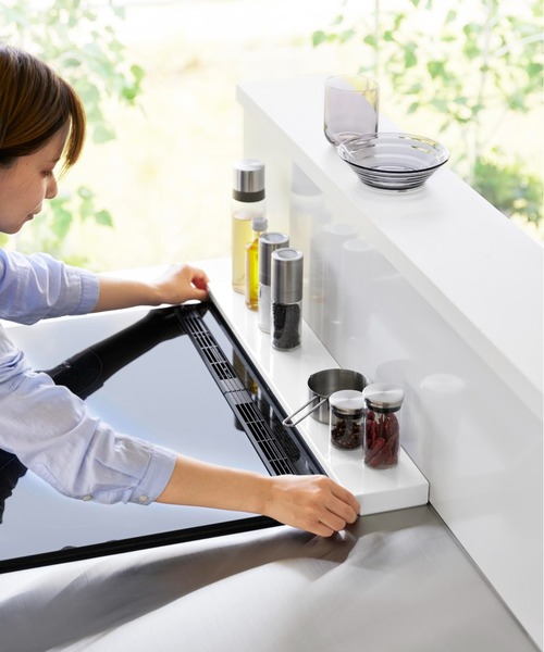 tower（タワー）の「tower(タワー)奥行伸縮排気口カバー 60cmコンロ用（キッチン収納・レディース・ブラック/ホワイト・ONE SIZE）」の18枚目の写真