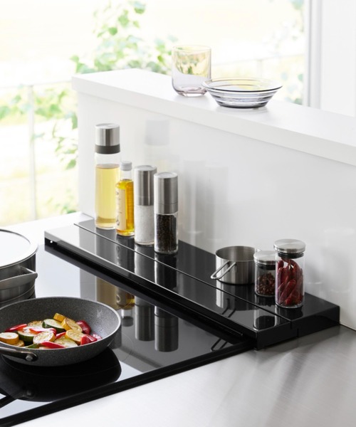 tower（タワー）の「tower(タワー)奥行伸縮排気口カバー 60cmコンロ用（キッチン収納・レディース・ブラック/ホワイト・ONE SIZE）」の21枚目の写真