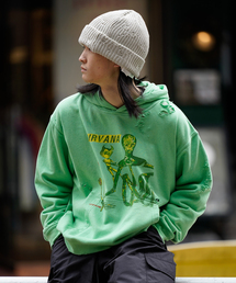 【THRIFTY LOOK/スリフティールック】 Worn-Out Band Hoodie