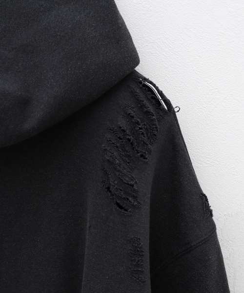 THRIFTY LOOK（スリフティールック）の「【THRIFTY LOOK/スリフティールック】 Worn-Out Band Hoodie（パーカー・メンズ・ブラック系その他/ブラック/ライトグリーン・XX-LARGE/X-LARGE）」の8枚目の写真