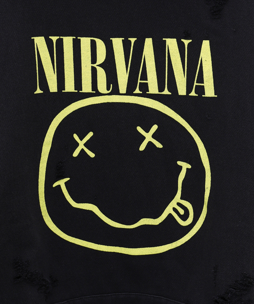 THRIFTY LOOK（スリフティールック）の「【THRIFTY LOOK/スリフティールック】 Worn-Out Band Hoodie（パーカー・メンズ・ブラック系その他/ブラック/ライトグリーン・XX-LARGE/X-LARGE）」の9枚目の写真