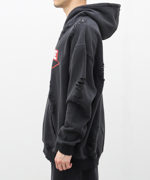 THRIFTY LOOK（スリフティールック）の「【THRIFTY LOOK/スリフティールック】 Worn-Out Band Hoodie（パーカー・メンズ・ブラック系その他/ブラック/ライトグリーン・XX-LARGE/X-LARGE）」の22枚目の写真