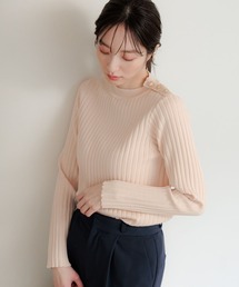 カタボタンリブニット109354