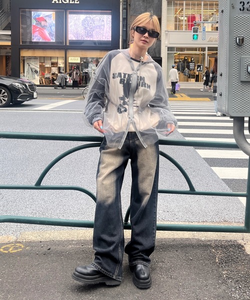 Six M（シックスエム）の「【Six M/シックスエム】チュールパーカー（シャツ/ブラウス・レディース・ライトベージュ/ブラック/ライトグレー・FREE）」の12枚目の写真