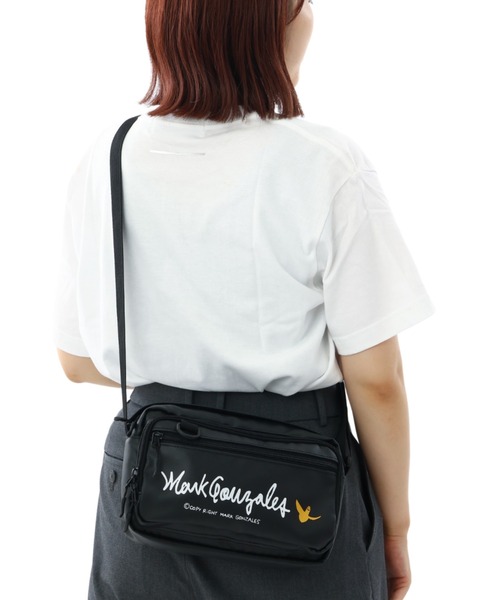 MAISON mou(メゾンムー)の「【Mark Gonzales/マーク・ゴンザレス】ヨコショルダー(ショルダーバッグ・レディース・ホワイト/ブラック・FREE)」の14枚目の写真
