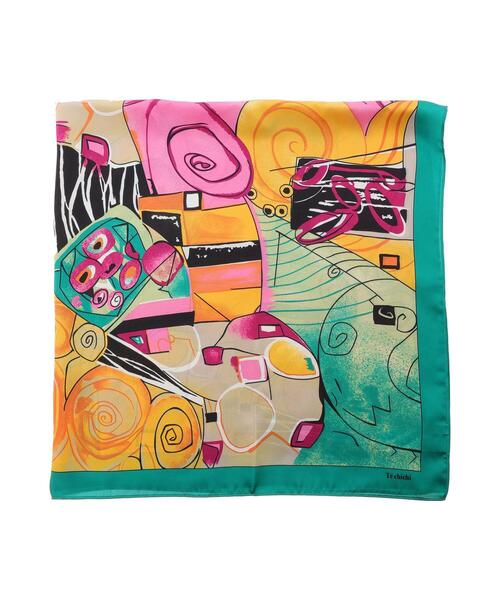 Te chichi（テチチ）の「柄アソートスカーフ（ストール/ショール・レディース・ブラウン/グリーン/ネイビー・F）」の10枚目の写真