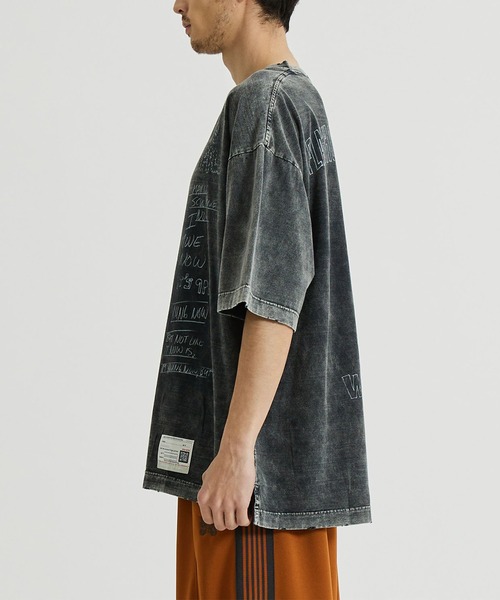 MIHARAYASUHIRO（ミハラヤスヒロ）の「【MIHARAYASUHIRO/ミハラヤスヒロ】 BLEACHED TEE/ブリーチドTEE（Tシャツ/カットソー・メンズ・ベージュ/ブラック・44/48/46）」の19枚目の写真