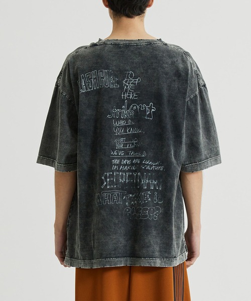MIHARAYASUHIRO/ミハラヤスヒロ】 BLEACHED TEE/ブリーチドTEE
