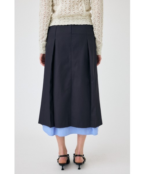 MOUSSY(マウジー)の「LAYERED MIDI スカート(スカート・レディース・チャコールグレー/ブラウン・1/2)」の14枚目の写真