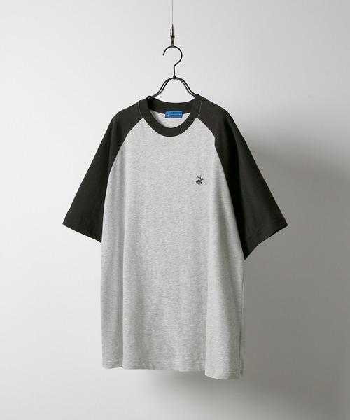 BEVERLY HILLS POLO CLUB（ビバリーヒルズポロクラブ）の「BEVERLY HILLS POLO CLUB / ビバリーヒルズポロクラブ 別注 ワンポイントロゴ刺繍　オーバーサイズ半袖Tシャツ（Tシャツ/カットソー・メンズ・ブラック系/ホワイト/ダークネイビー/ブラック系1/ブラック/ネイビー系・M/L）」の10枚目の写真