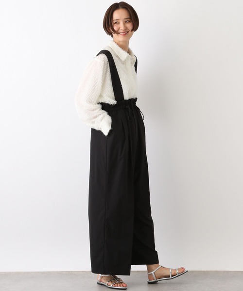 LEPSIM(レプシィム)の「フェザーシャツ 106991(シャツ/ブラウス・レディース・オフホワイト/ブラック・FREE)」の5枚目の写真